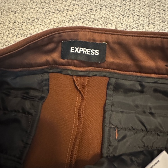 Express Bootcut Brown Dress Pants – Size 8 - Picture 3 of 6